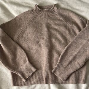 J. Crew Women's Roll Neck Sweater in Taupe